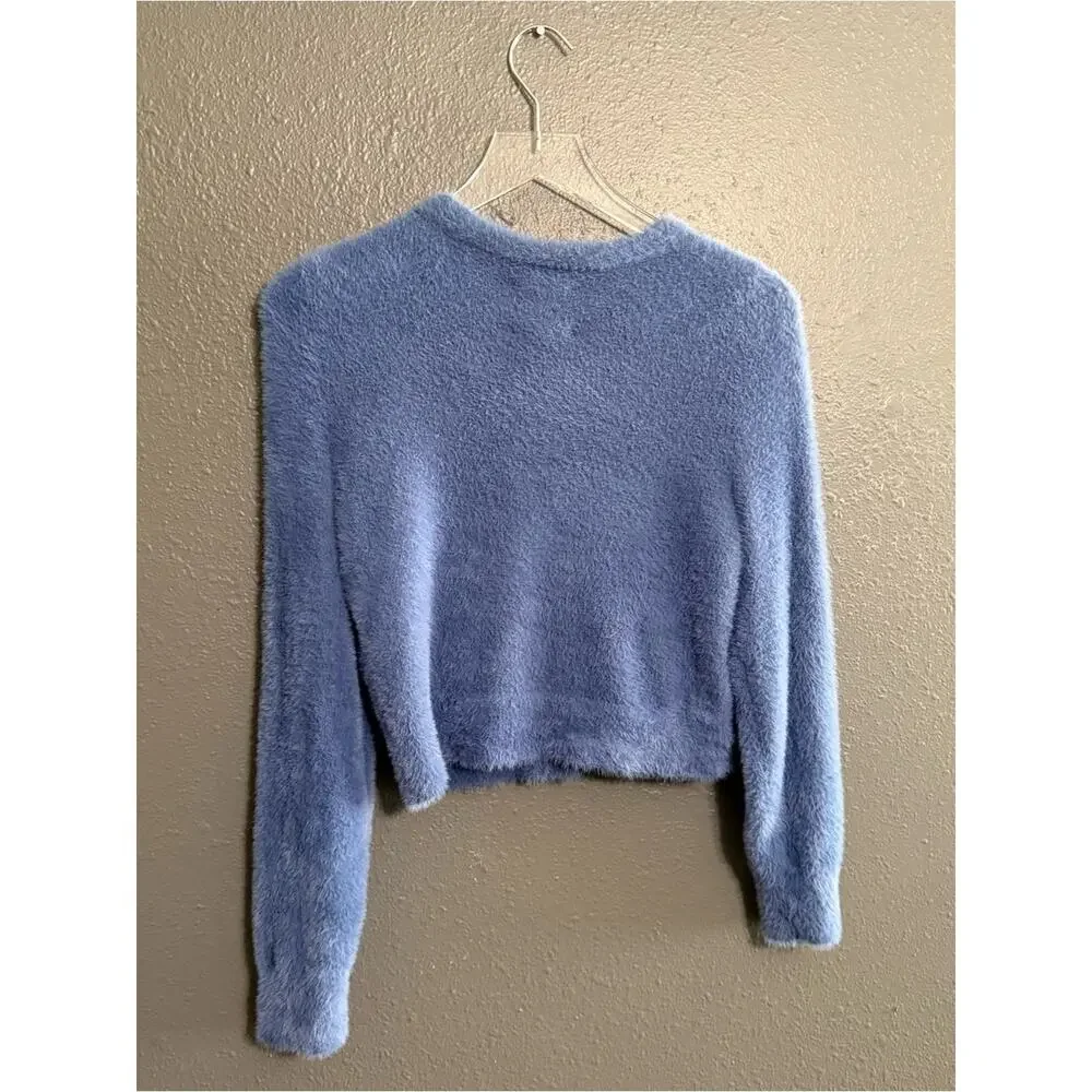 Aerie American Eagle Teddy Crop Cardigan Size XS